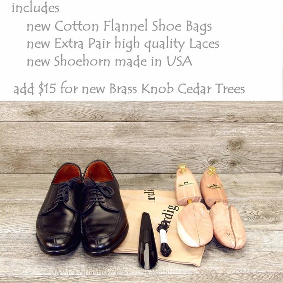 Allen Edmonds CLARK STREET 8 E Wide Dainite * new Flannel Bags (add $15 Trees) main image 5